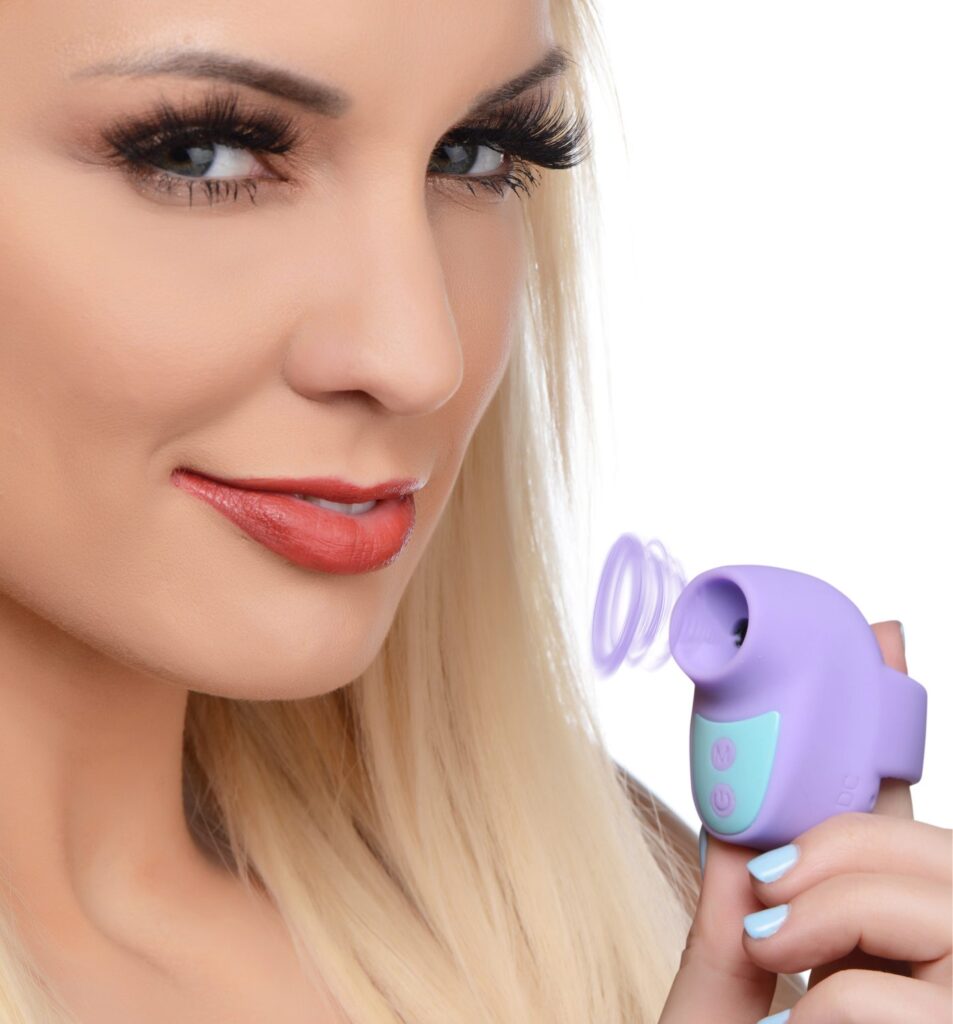 12X Mini Silicone Clit Stimulator – Purple