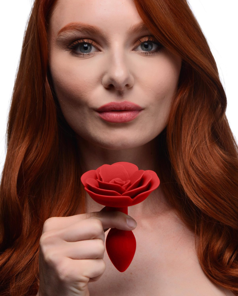 Booty Bloom Silicone Rose Anal Plug – Small