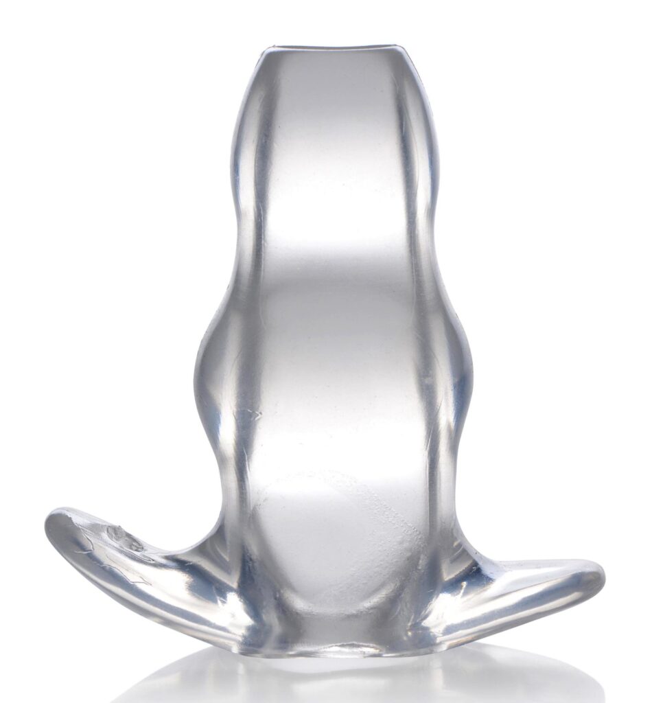 Clear View Hollow Anal Plug – Medium