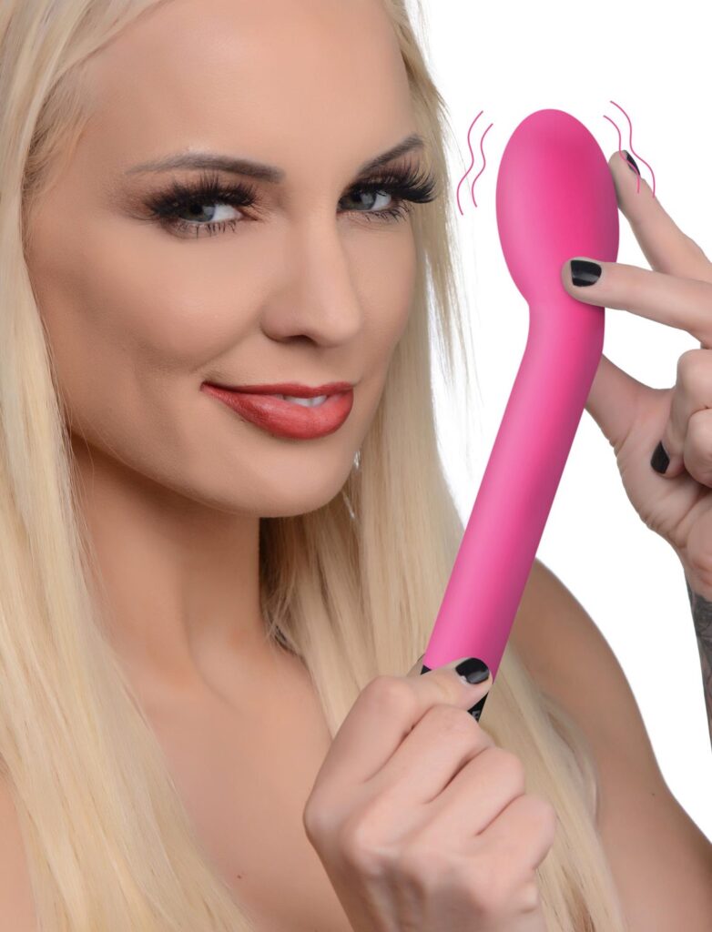 10X Silicone G-Spot Vibrator – Pink