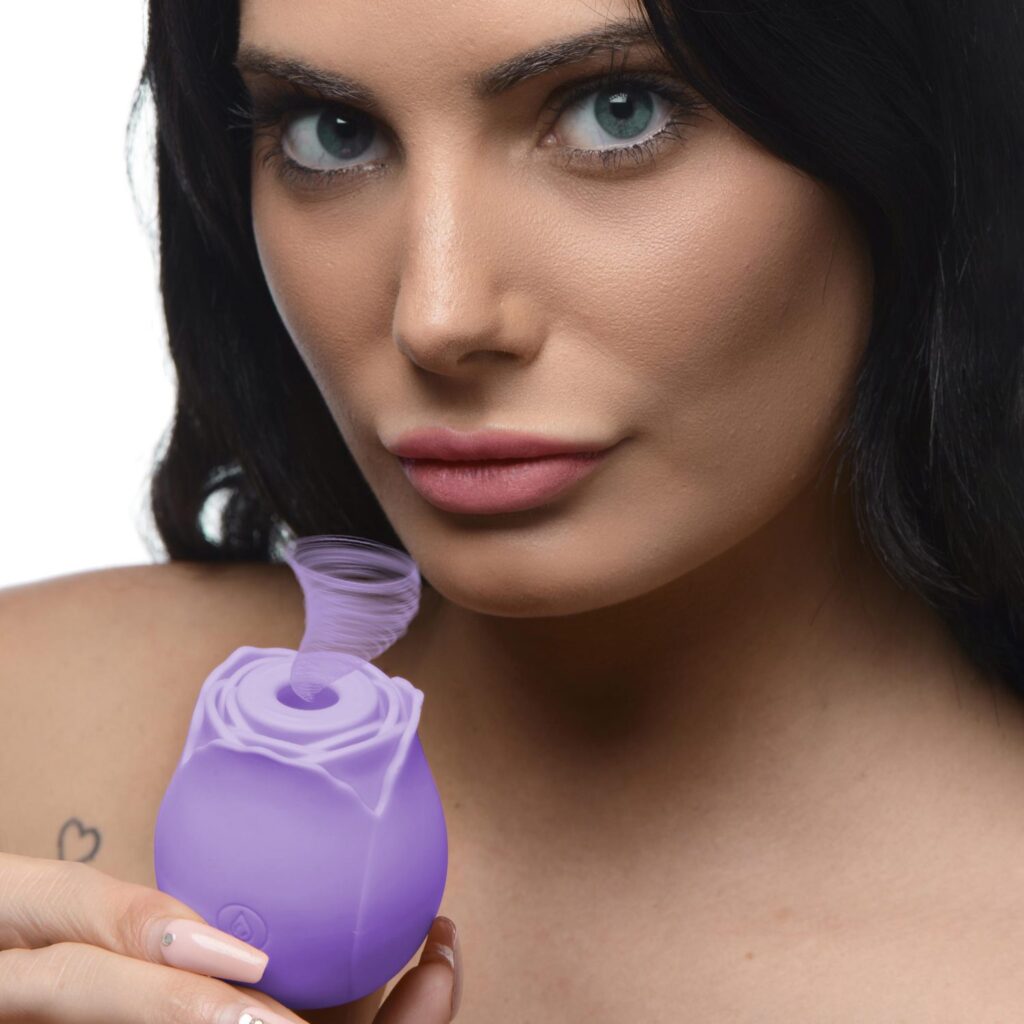 Bloomgasm Wild Rose 10X Suction Clit Stimulator – Purple