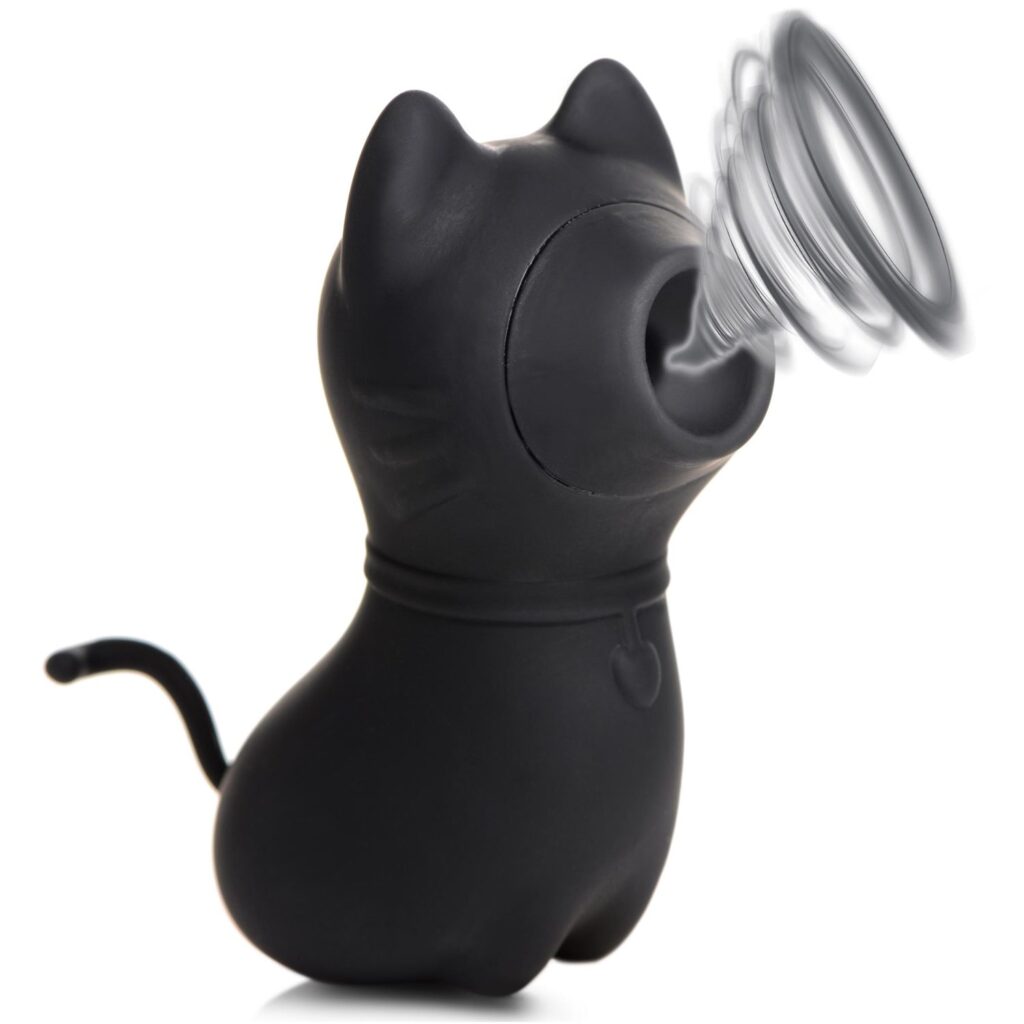 Sucky Kitty Silicone Clitoral Stimulator – Black