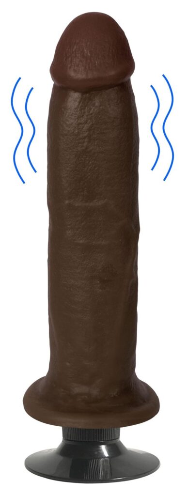 Jock Dark Vibrating Dildo – 8 Inch
