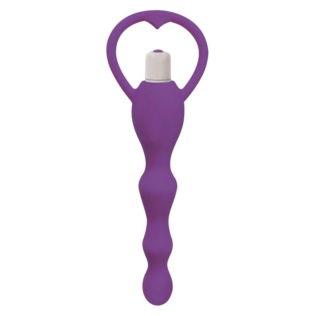 Rump Shaker 3X Vibrating Silicone Anal Plug – Purple