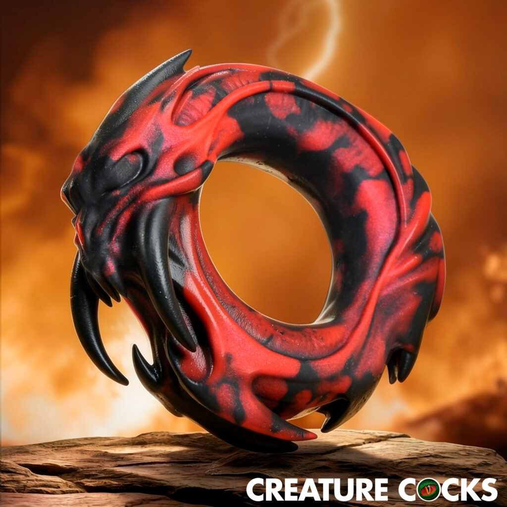 Hell Fang Silicone Cock Ring