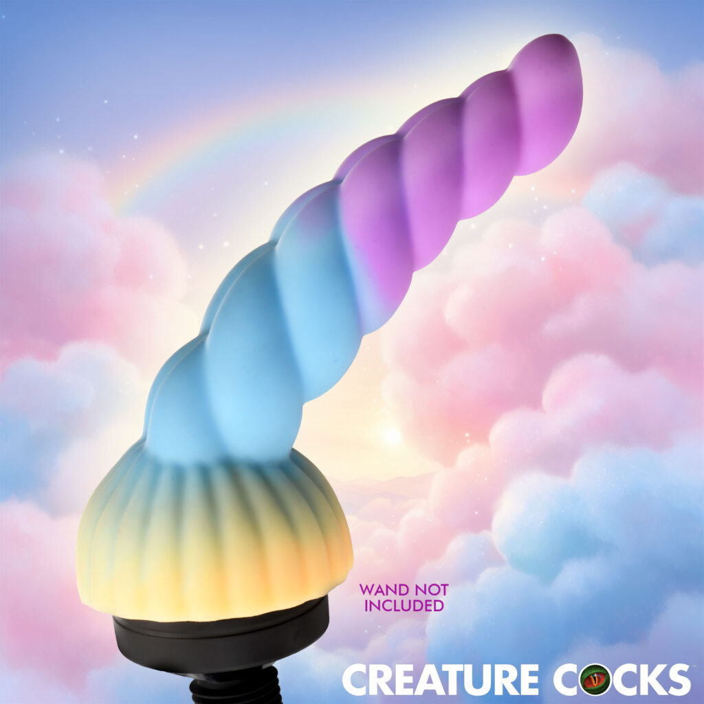 Unicorn Head Silicone Wand Attachment