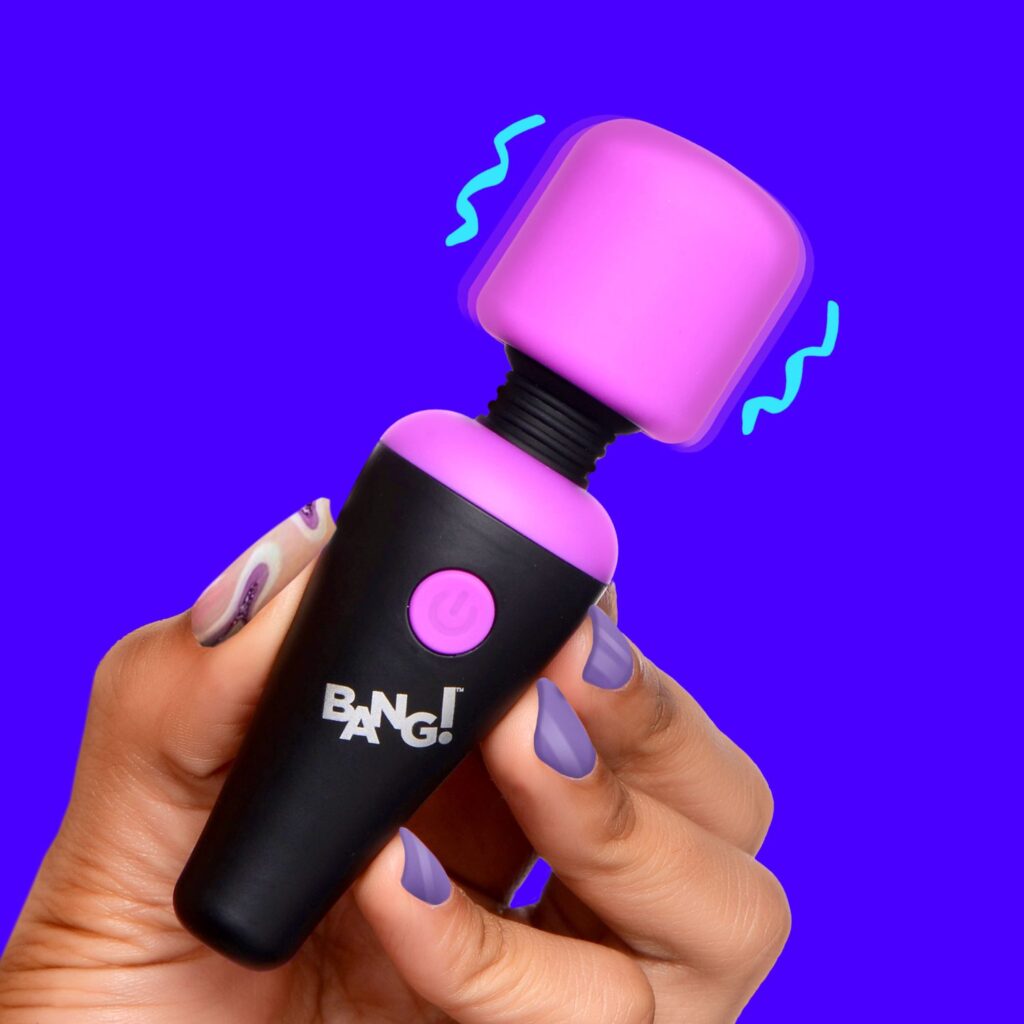 10X Ultra Powerful Silicone Mini Wand – Purple