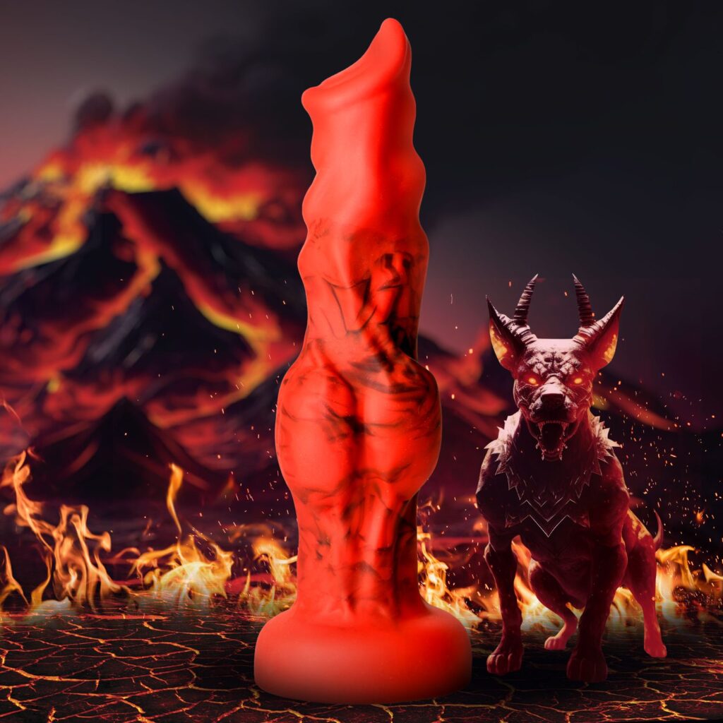 Fire Hound Silicone Dildo – Small