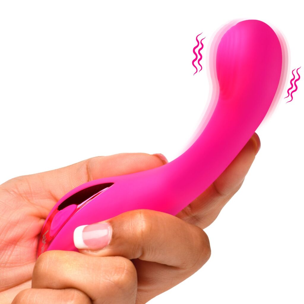 G-Spot Silicone Vibrator – Pink