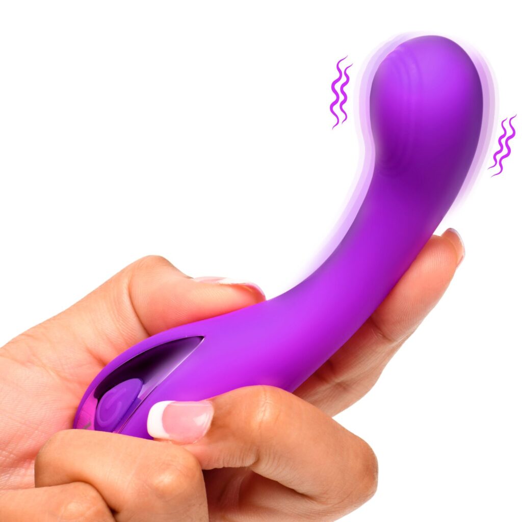 G-Spot Silicone Vibrator – Purple