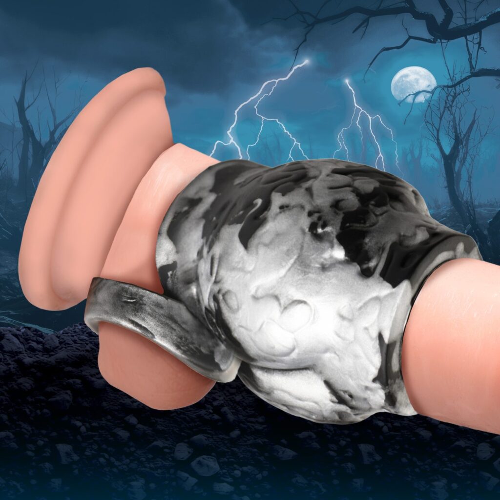 Night Prowler Silicone Girth Enhancer with Ball Strap – Large