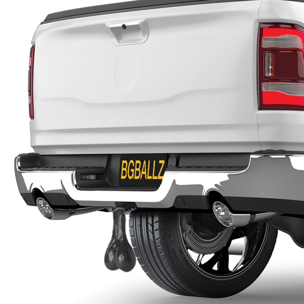 Large Truck Nuts – Black