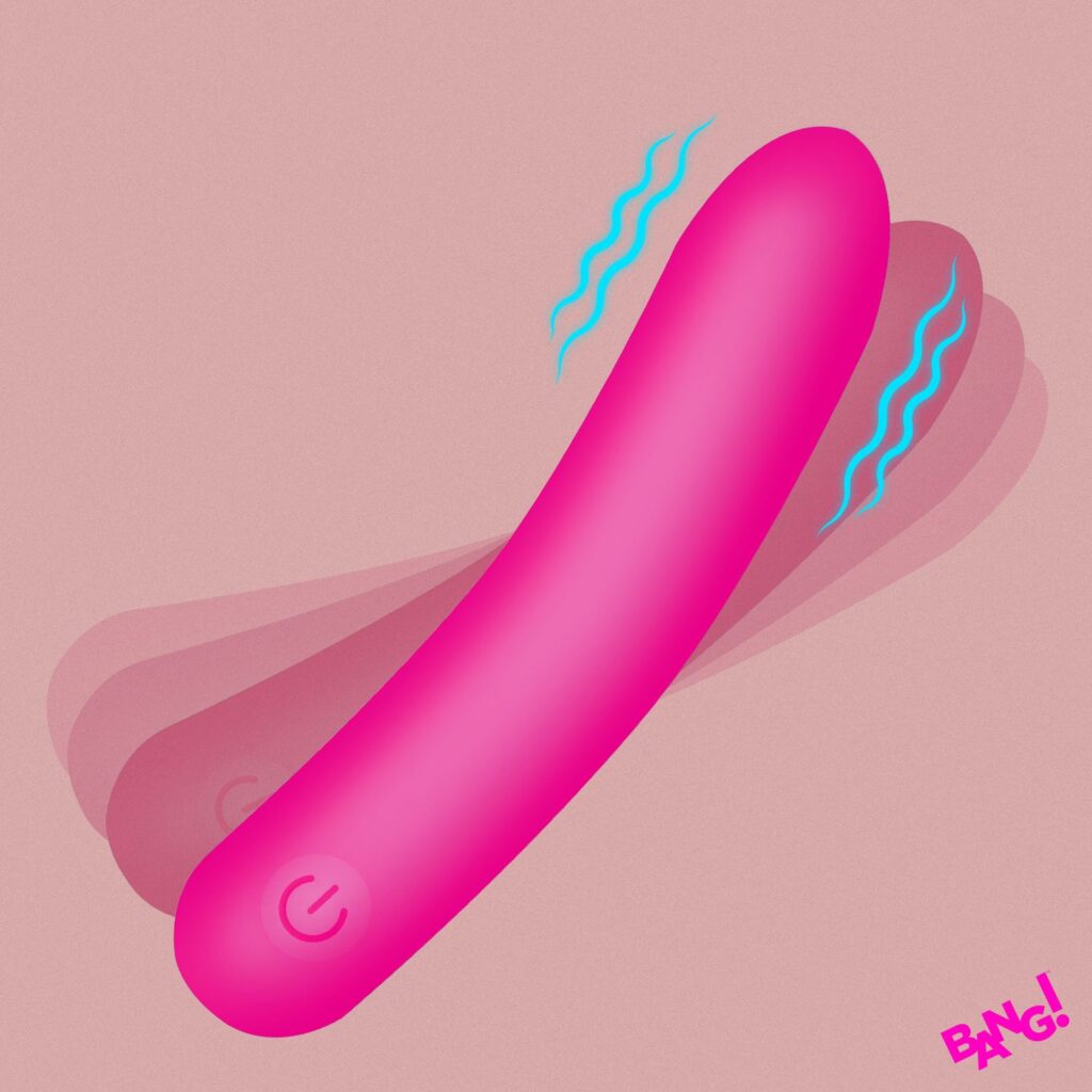 Tapered Flexible Silicone Bullet – Pink