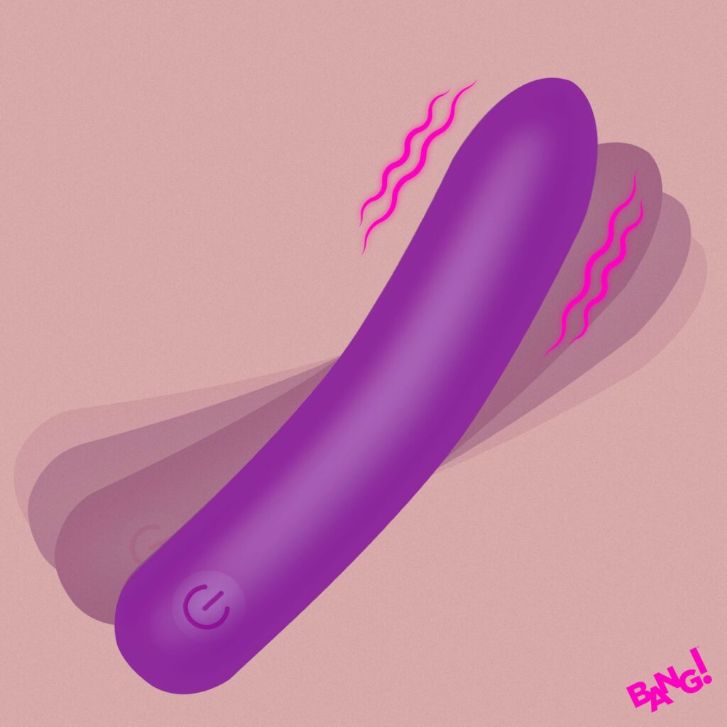Tapered Flexible Silicone Bullet – Purple