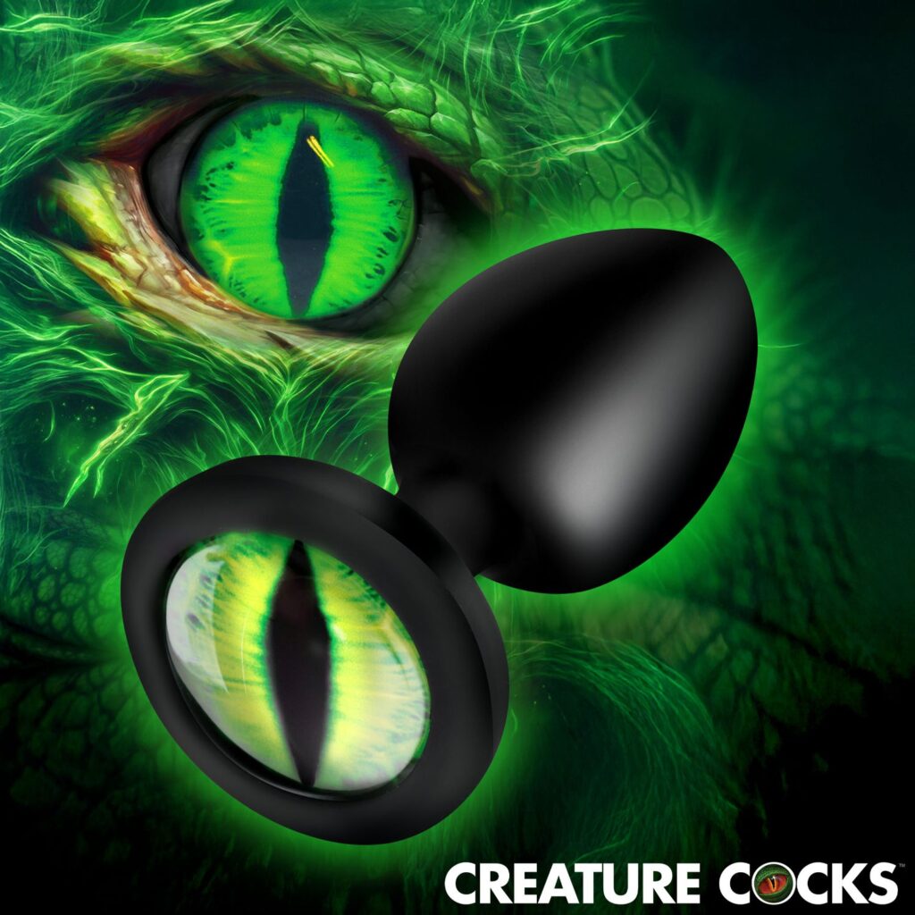 Creature Eye Green Eye Silicone Butt Plug – Small