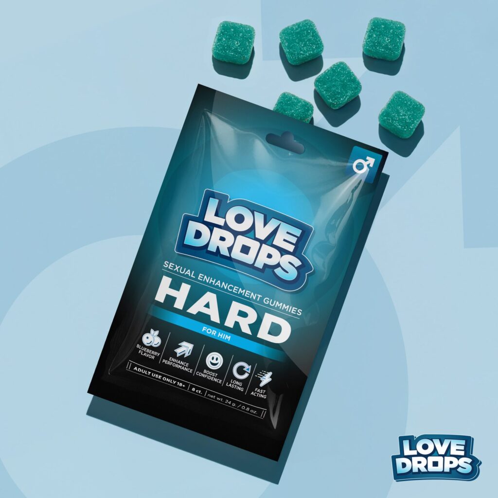 Sexual Enhancement Gummies for Him – Hard (8pcs)