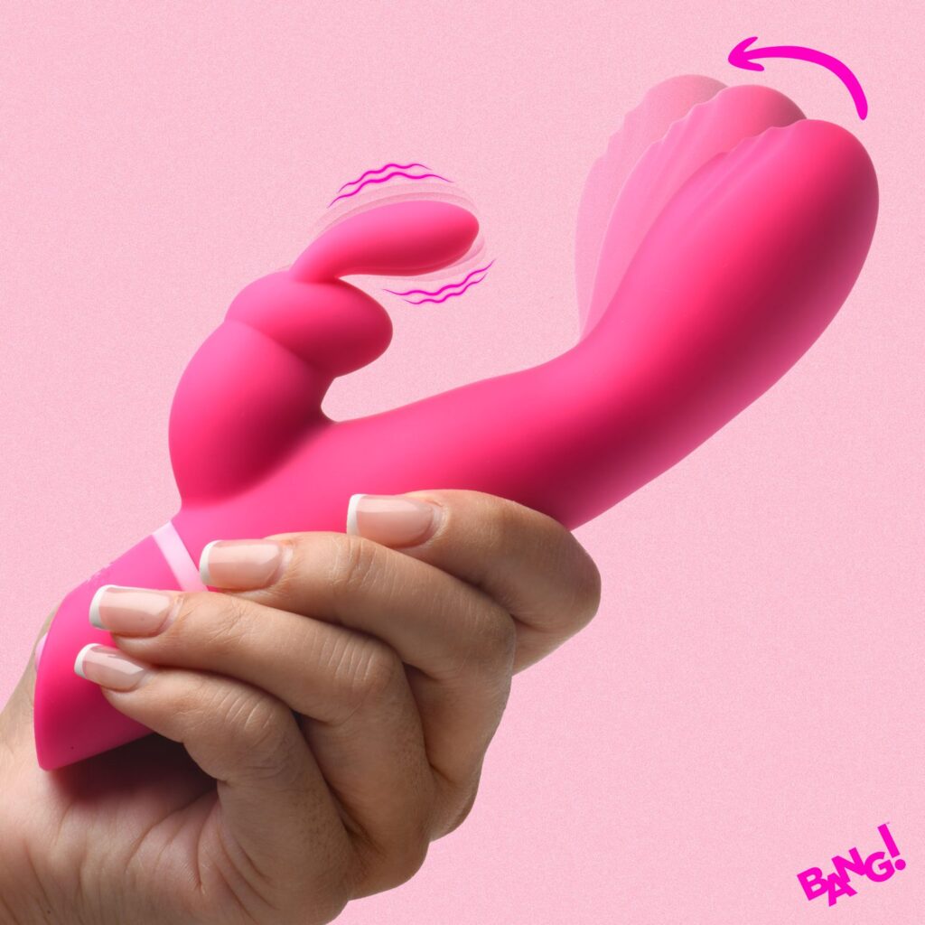 Come Hither Silicone Rabbit Vibrator – Pink