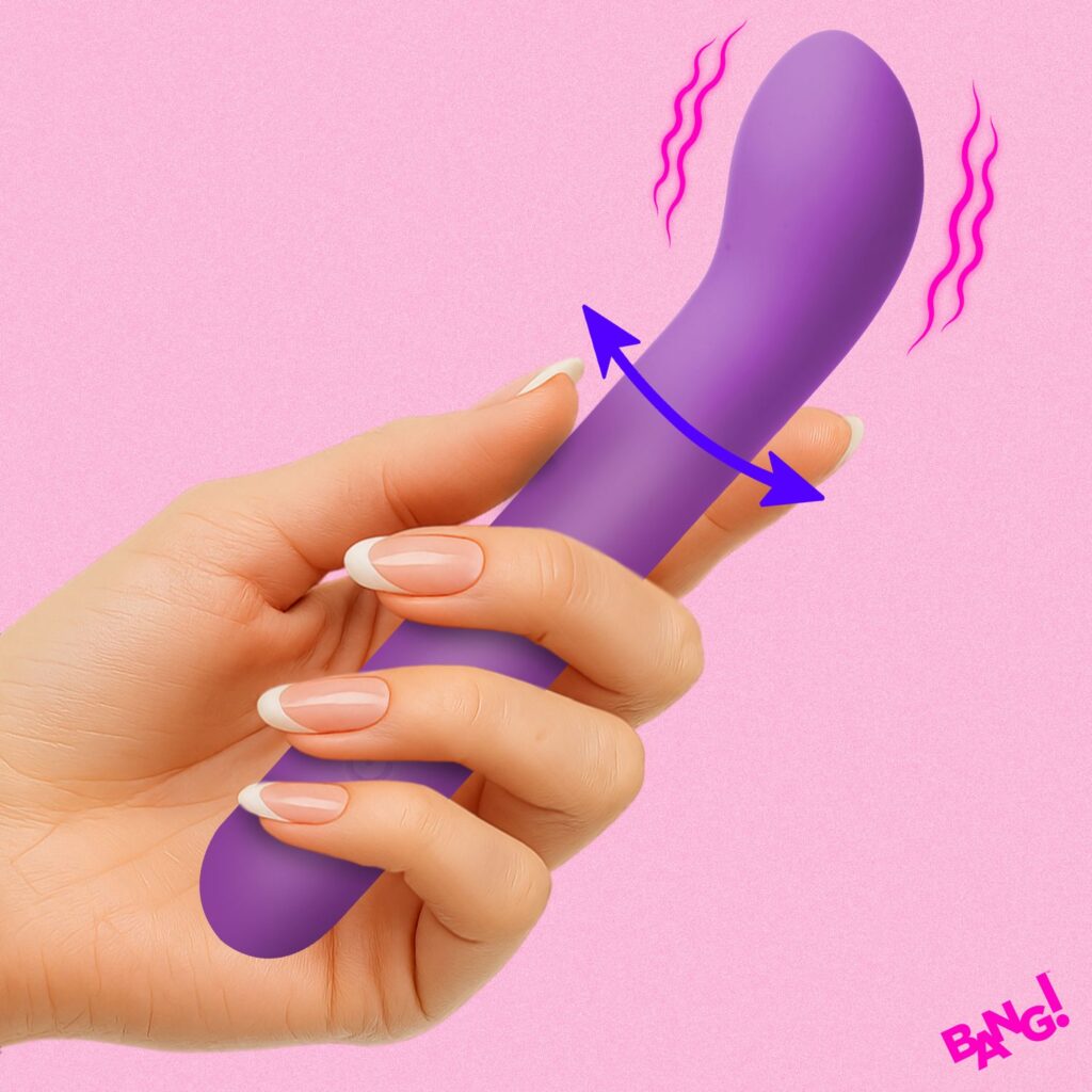 G-Spot Flexible Silicone Vibrator – Purple