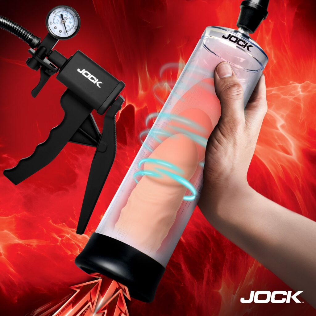 Pump Up Penis Pump with Gauge & Trigger Handle
