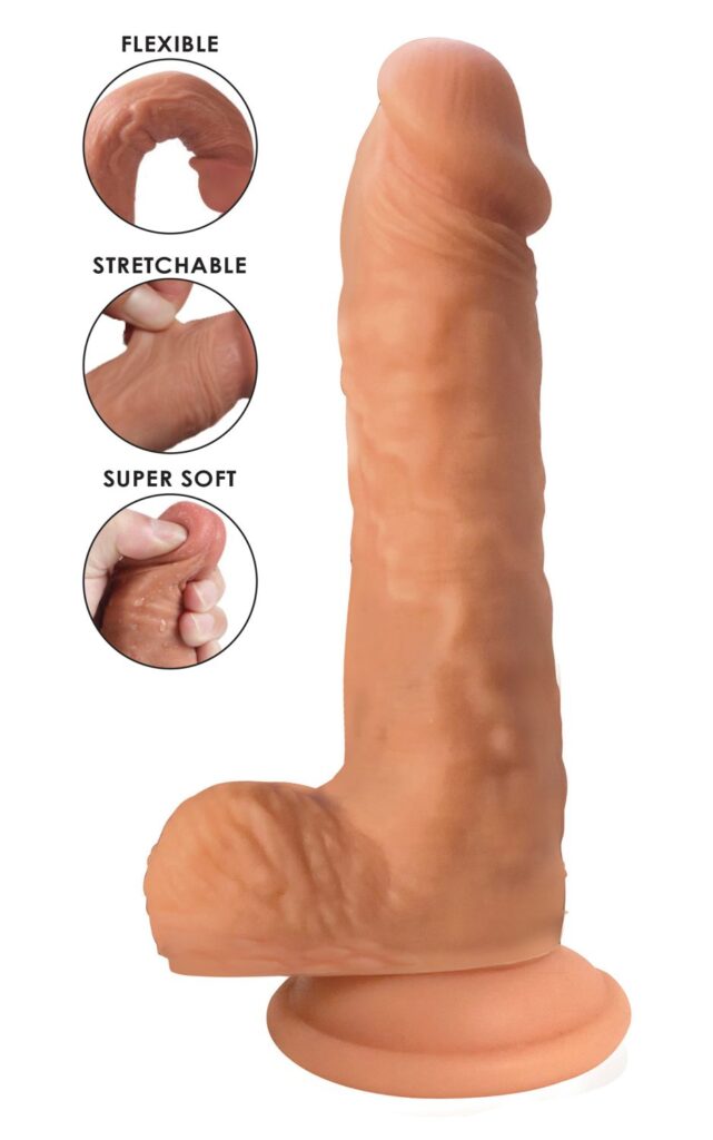 Easy Riders Dual Density Silicone Dildo – 6 Inch
