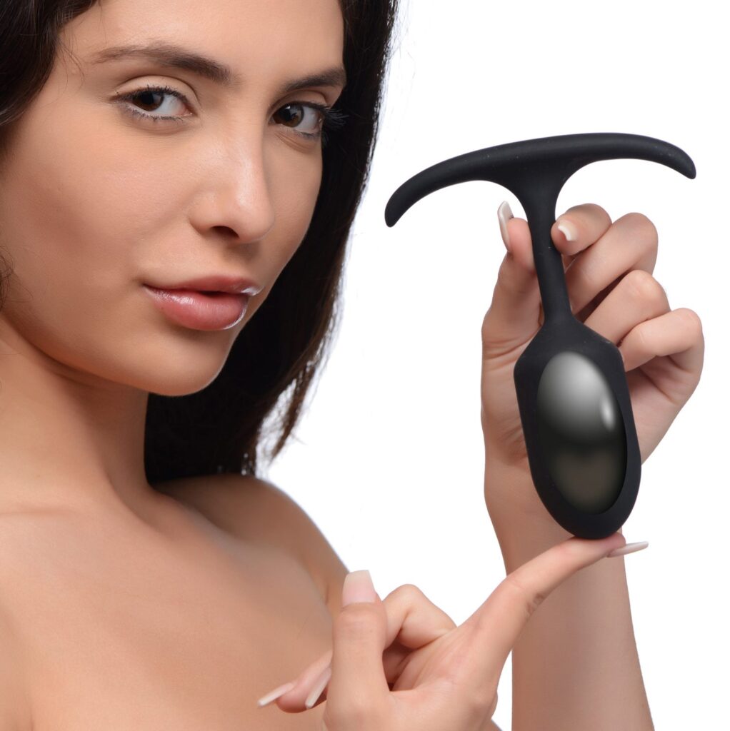 Premium Silicone Weighted Anal Plug – Medium