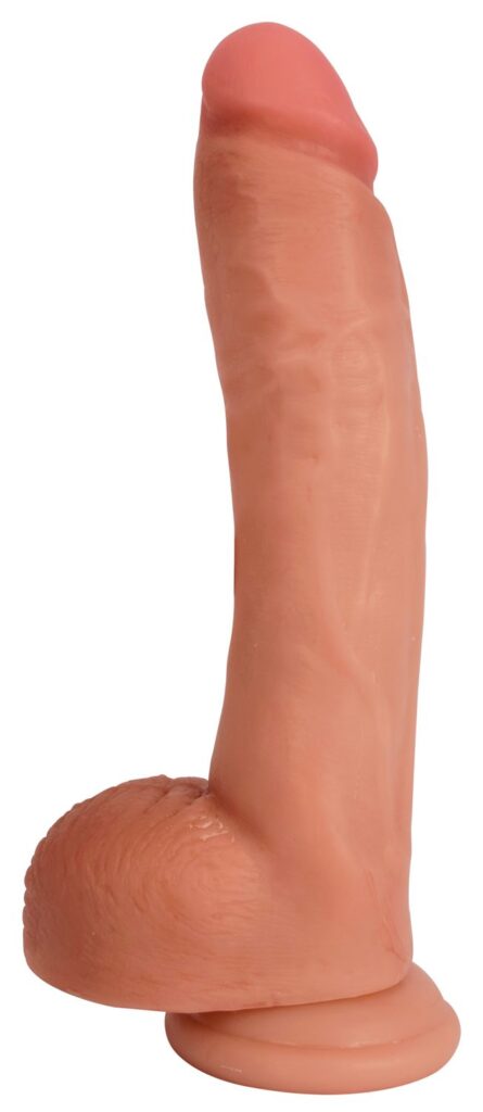Jock Light Bareskin Dildo with Balls – 9 Inch