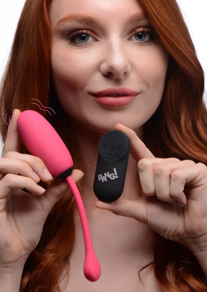 Remote Control 28X Silicone Plush Egg – Pink