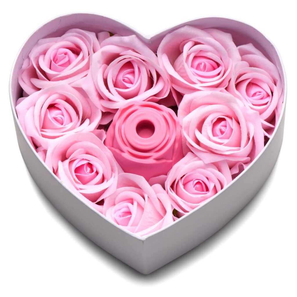 The Rose Lovers Gift Box 10x Clit Suction Rose – Pink