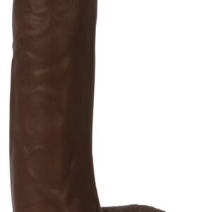 Thinz 7 Inch Slim Dildo with Balls - Dark