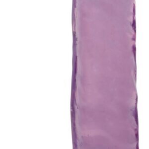 8 Inch Slim Stick with Balls Grape Ice Dildo